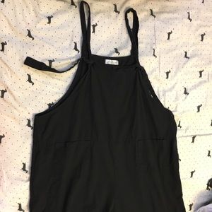 Korean oversized adjustable overalls jumpsuit